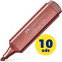 Faber Castell Textliner 46 Rojo Metálico (Set de 10)